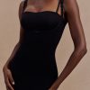 Jocelyn Backless Shapewear Mini Dress - Black