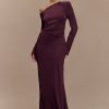 Avery Long Sleeve Maxi Dress - Plum