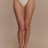Aesha Floral Crochet Bikini Bottom - Ivory