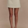 Camilla Boucle Mini Skirt - Ivory