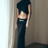 Eris Scuba Jersey Maxi Skirt - Black