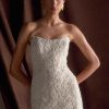 Eva Hand Beaded Pearl & Lace Mini Dress - White
