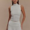 Indy Pointelle Knit Top - Ivory