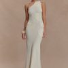 Teneika Crochet Knit Maxi Dress - Ivory