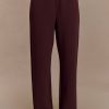 August Straight Leg Jogger - Chocolate
