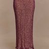 Cordelia Knit Maxi Skirt - Mauve