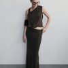 Violeta Maxi Skirt - Dark Chocolate