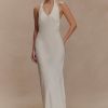 Louisiana Halter Maxi Dress - Ivory