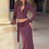 Bowie Low Rise Knit Maxi Skirt - Dark Chocolate