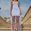 Tove Hand Knit Flower Mini Dress - Blue
