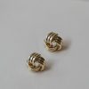 Rowan Knotted Earrings - Gold