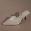 Karla Pearl Mule - Ivory